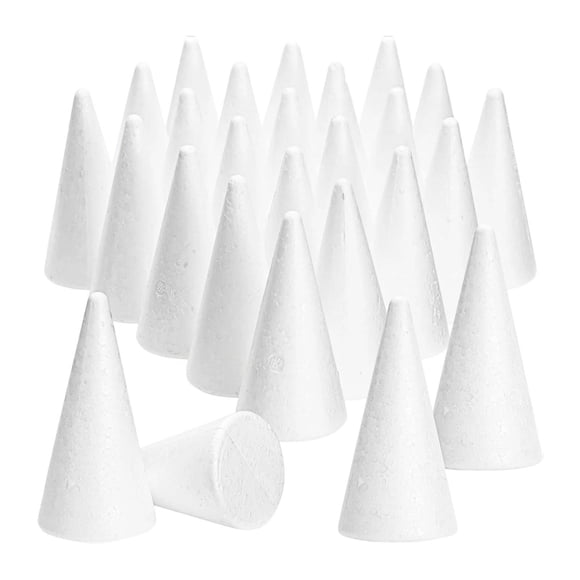 Conos De Espuma Para Manualidades Para Arreglos Florales, árboles De Navidad, Actividades Para El Aula, Estilo E