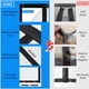 thumbnail image 4 of Cortina de puerta con aislamiento térmico RELIANCER, impermeable, EVA, 34 x 78, 4 of 9