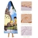 thumbnail image 4 of Studio Ghibli Manta Capa con Capucha Anti-Bolitas, Manta de Lana Ártica Suave, Manta Portátil de Felpa Ligera y Lujosa, Poncho para Siesta en Casa y Oficina, 100*130cm, 4 of 6