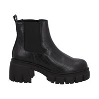 Botin Mujer Negro Plataforma Cecilia Detogni