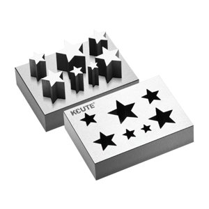 Magideal - De Disco Perforador, Para Fabricación De Joyas, Corte De Perforación De Cuentas, Accesorios Para Fabricación De Joyas, Hebillas, Troqueles De Pentagrama