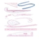 thumbnail image 5 of Regla Curva Francesa, Herramientas De Costura A Medida Para Creadores De Patrones, Diseñadores Principiantes, 9 Uds., 5 of 5