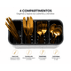 thumbnail image 4 of Organizador De Cubiertos Acero Inoxidable Con Drenaje 4 Divisiones, 4 of 6