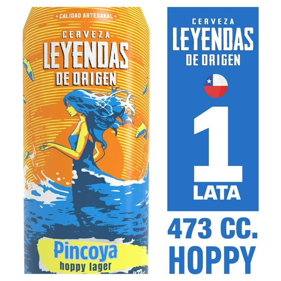 Cerveza Pincoya Hoppy Lager Lata, 473 ml