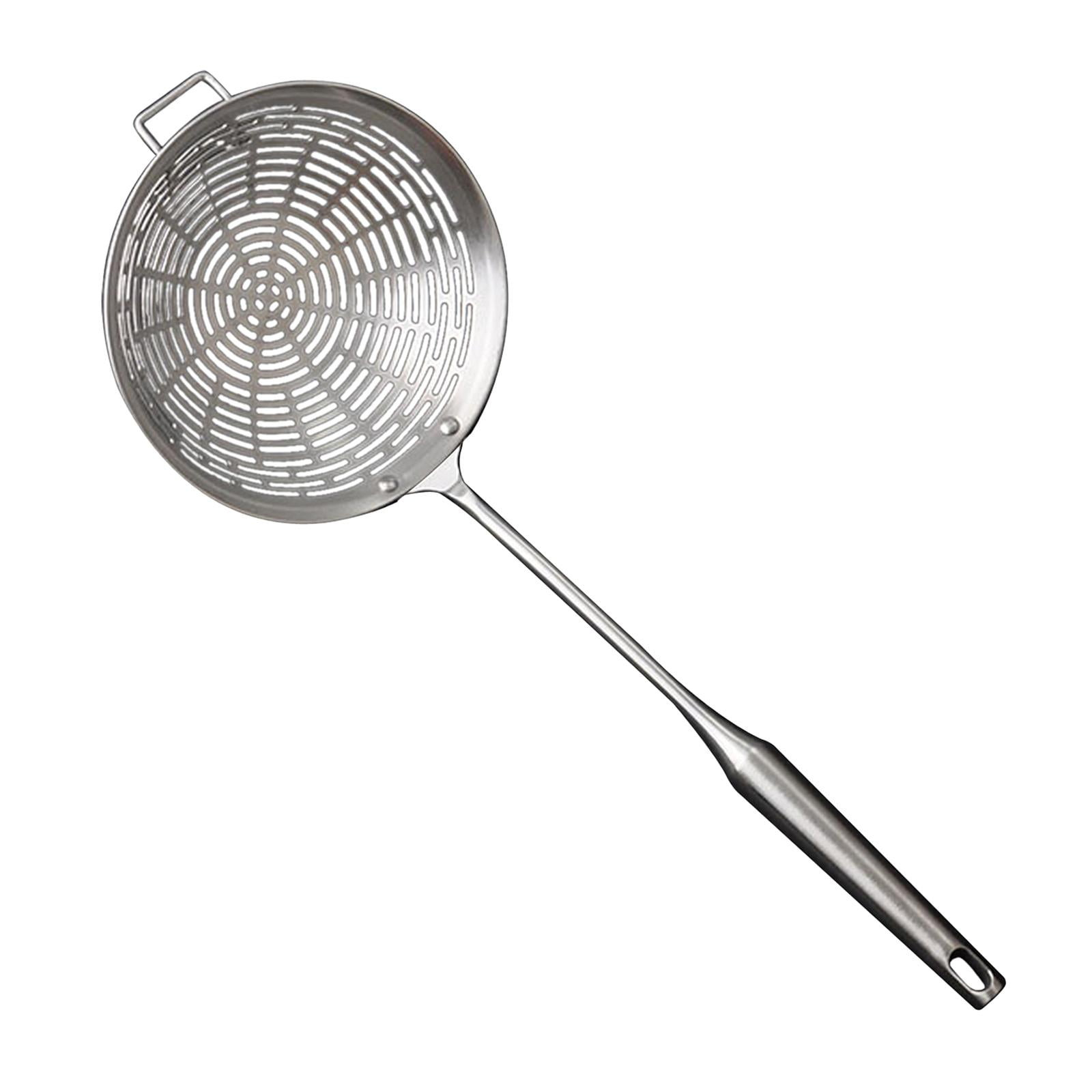 Magideal - Colador De Araña, Colador De Pasta, Colador De Malla, Colador De Alimentos, Colador De Pasta, Cuchara, Espagueti, Escurridor Para Freír Patatas Fritas Diámetro 18cm