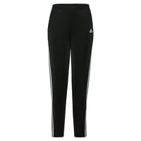 Pantalones Adidas Big Warm Up De Tricot Negros, Talla Xl, Para Niñas