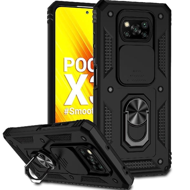 Estuche GANGXUN para Xiaomi Poco X3, soporte giratorio 360°, estilo mecánico y magnético