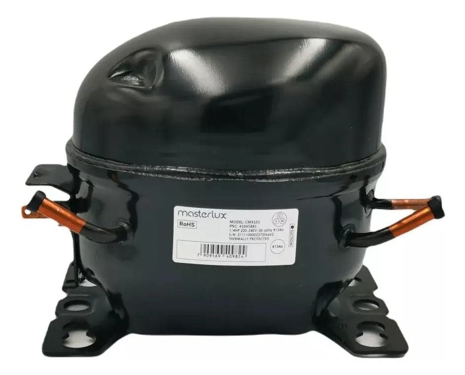 Compresor Masterlux 1/6 Hp 220V R600A Cmx105