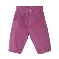 Pillin - Pantalón Bebé Niña Cotelé Forrado Ciruela