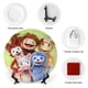thumbnail image 3 of Slumberkins Plato decorativo de porcelana fina (bone china), plato decorativo de cerámica para hogar, oficina, soporte de pared, platos decorativos para dormitorio - 6 pulgadas (15 cm), 3 of 6