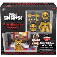 Pop Funko Five Nights At Freddy’S Snap: Playset – Stage With Gold Freddy