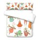 thumbnail image 1 of Animal Sloth Climbing Tree Quilt Duvet Cover Set Children Home Textiles3-Piece Bedding Set, 1 of 4