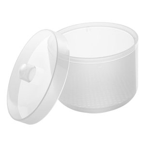 Ioensy - Caja De Limpieza De Herramientas De Arte De Uñas Tazón De Remojo Portátil Profesional Multiusos Blanco