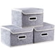 thumbnail image 1 of Caja Organizadora PRANDOM Plegable 3 Unidades 8.5 Quarts Gris, 1 of 3