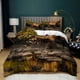 thumbnail image 1 of Landscape Gift Quilt Duvet Cover Set Doona Cover Pillowcase3-Piece Bedding Set, 1 of 5