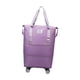 thumbnail image 4 of Bolsa De Lona Con Ruedas Para Ropa, Bolso De Mano Con Ruedas Para Exteriores, Deportes, Fitness, Color Morado, 4 of 5