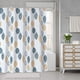 thumbnail image 3 of Cortina de ducha de poliéster gruesa e impermeable, tela de poliéster, cortinas de ducha impermeables para baño, lavables a máquina., 3 of 8