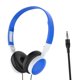 thumbnail image 1 of Auriculares Montados En La Cabeza Interfaz Estéreo De 3,5 Mm Para Ni?as Ni?o Azul Sin Micrófono, 1 of 5
