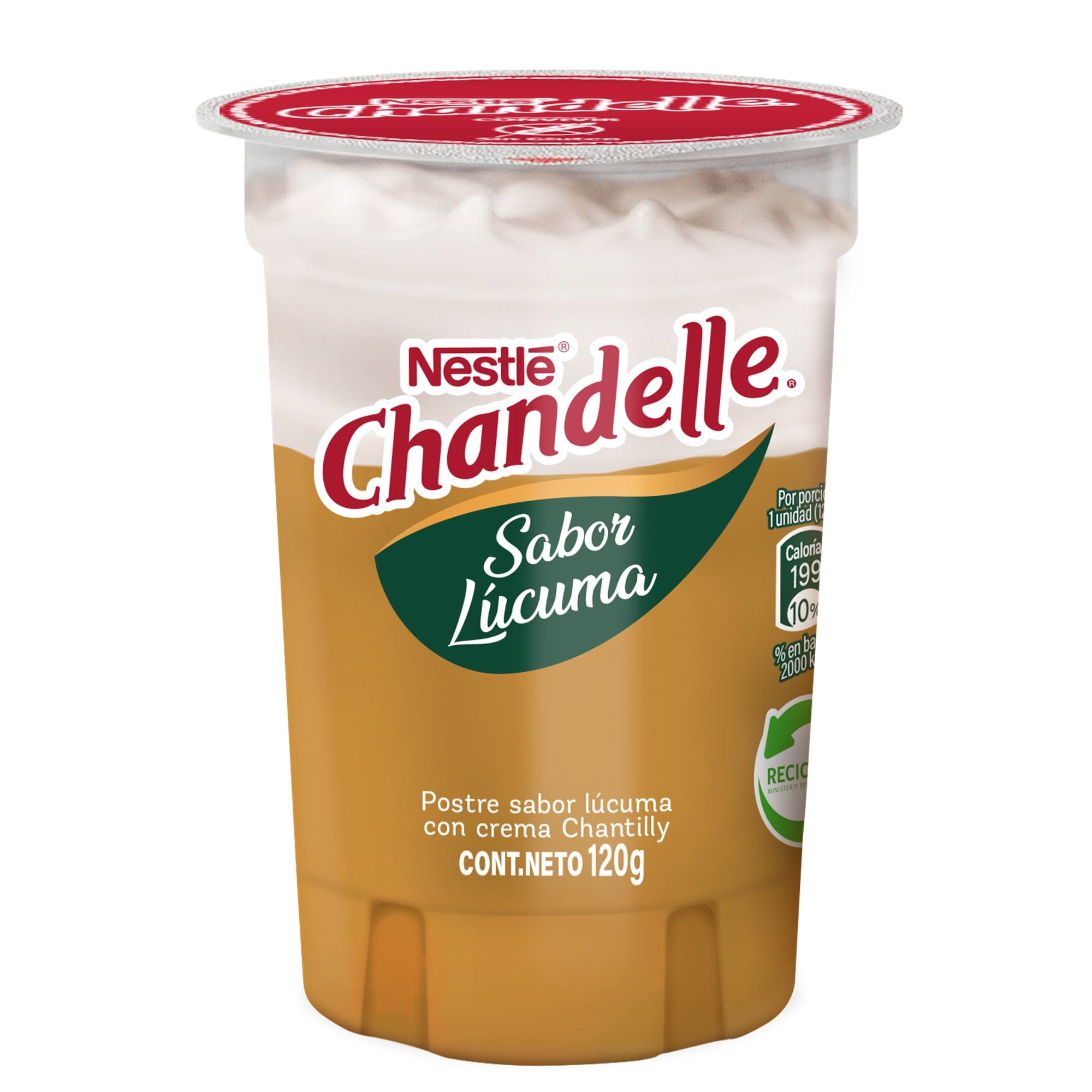 Postre Crema Sabor Lúcuma 120 g Chandelle