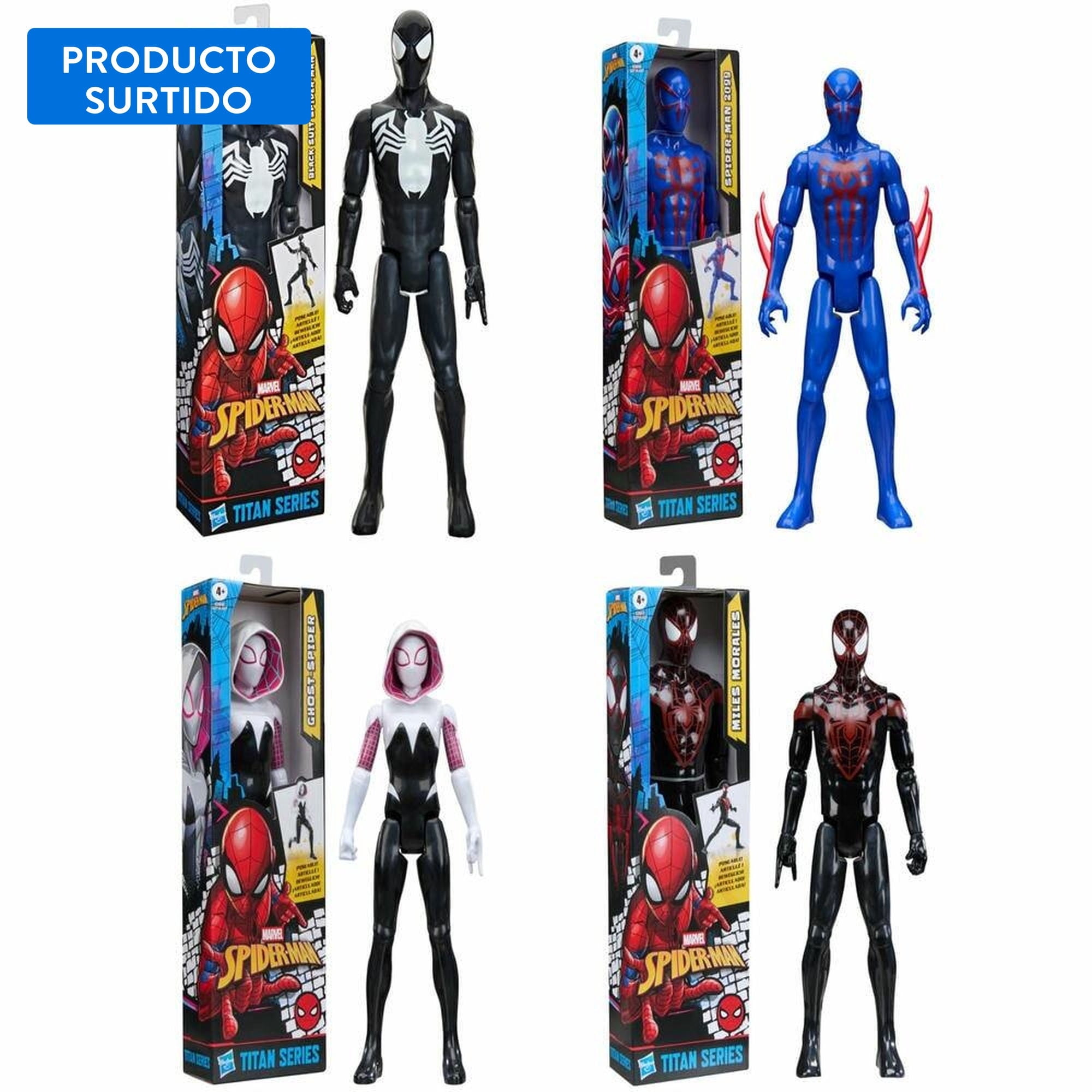 Figuras de Acción Marvel Spider-Man Titan Series, producto surtido, 1 un