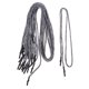 thumbnail image 2 of 10pcs 1.3m cordones de cordones de reemplazo para chaquetas pantalones cordones gris, 2 of 5