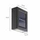 thumbnail image 2 of Foco Solar LED a Muro Uso Exterior, 2 of 3