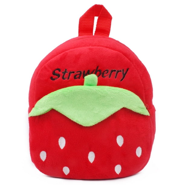 Fashion Children School Bags 3D Cartoon Print Plush Kids Backpack Kindergarten Boys and Girls School Bags Mini Backpack Book Bag