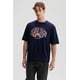 thumbnail image 1 of Polera Hombre Print Central Azul, 1 of 4