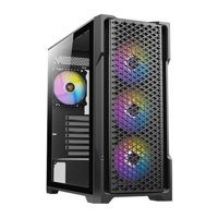 Gabinete Gamer Antec Ax90, Atx, 3 Fan Argb 120Mm, 1 Fan 120Mm, Color Negro