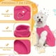 thumbnail image 3 of Uxcell Chaleco de Forro Polar para Perros, Abrigo de Forro Polar Elástico con Anillo para Correa Ropa Gruesa de Invierno para Mascotas Suave (XL, Sólido, Rojo Rosado/Púrpura, 2 Paquetes), 3 of 7