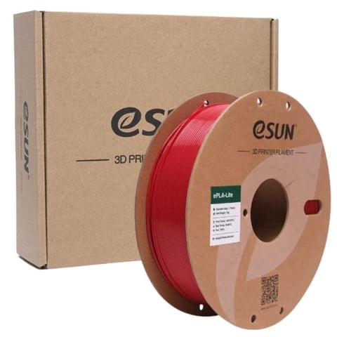 Esun - Filamento 3D Pla Rojo Bobina Reciclable 1Kg | Filamentos