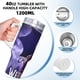 thumbnail image 5 of Merlina Addams Vaso aislado de acero inoxidable con asa, diseño temático, regalo para familia, amigos y fans; incluye pajita y encaja en el portavasos estándar, 40 oz, 5 of 6