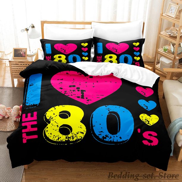 I Love The s Bedding Set Bed Set Adult Kid Bedroom Duvetcover Setsparure de lit