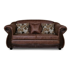 Adonis Leudh - Sofá 2 Personas Estambul Envejecido Café Oscuro