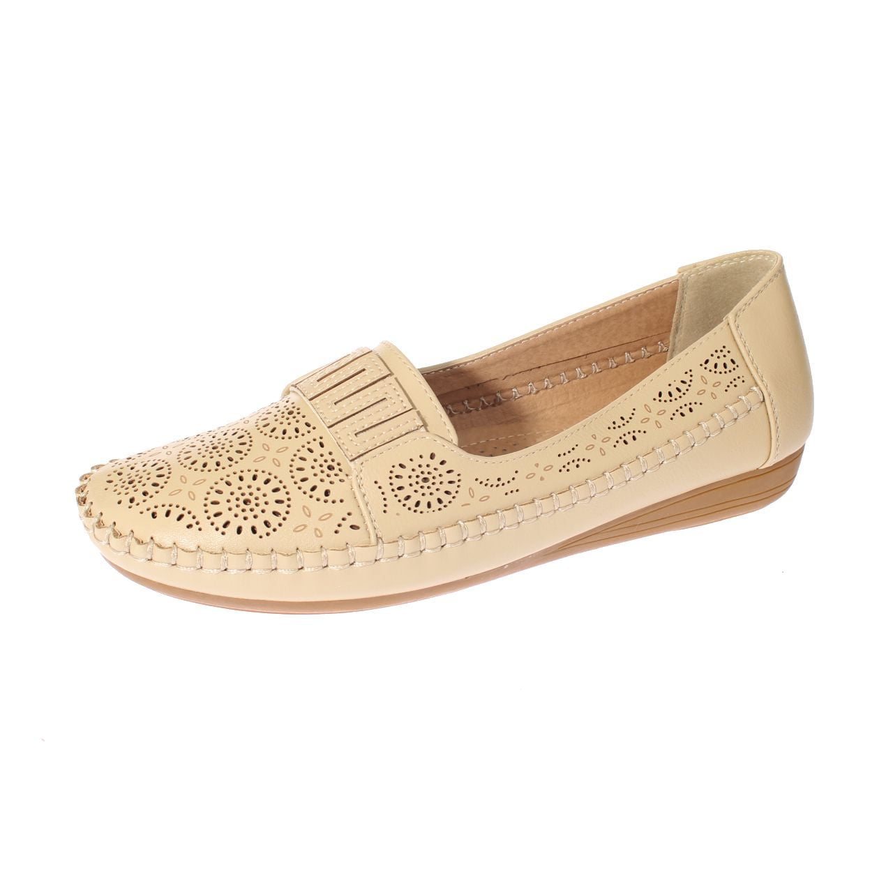 Vía Franca - Mocasín Beige Modelo Italiano