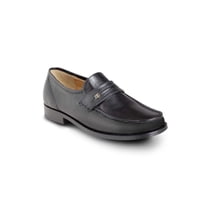 Cardinale - Mocasines Cuero Cabritilla Hombre Suela De Cuero Tubular Cab-3-32 Negro 39