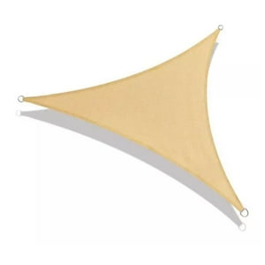 Genérico - Toldo Vela Malla Sombreadora Triangular 450X450X450Cm Malla Raschel