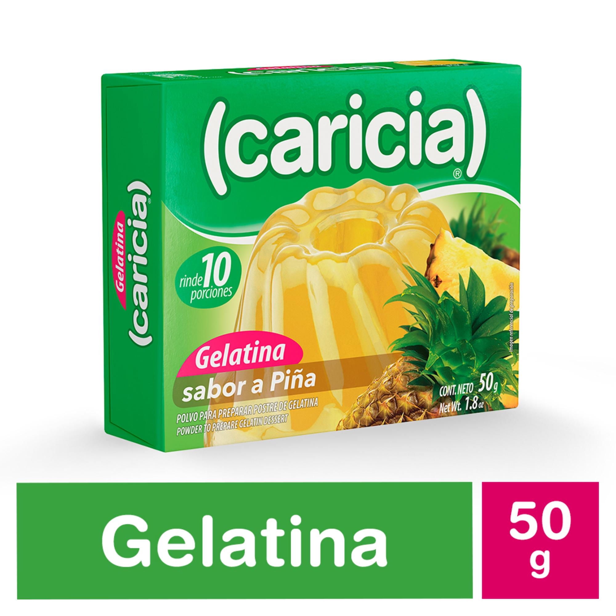 Gelatina Piña 50 g Caricia
