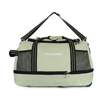 Challenger - Bolso Tipo Mochila Con Ruedas Verde