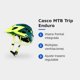 thumbnail image 4 of Casco Bicicleta MTB Trip Enduro Euphoria Diesel Verde Flúor Talla S/M, 4 of 4