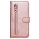thumbnail image 3 of Funda con Cremallera para Samsung Galaxy S20 5G, Carcasa Cartera de Cuero PU con Soporte y Tarjetero, 3 of 5