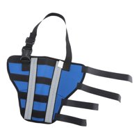 Ioensy - Pet Dog Leg Brace Pierna Trasera Compresión Wrap Suministros Soporte Protector M Azul