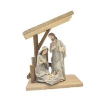 Bothyi - Estatua De Belén De Navidad, Delicada Artesanía Para Estante De Sala De Estar Y Dormitorio