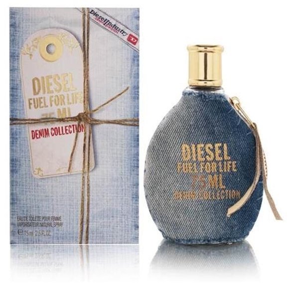 Diesel Fuel LDenim Perfume para Mujer, 2.5 onzas EDT