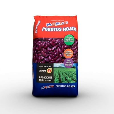 Porotos Rojos Bolsa 500 G Martini