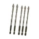 thumbnail image 4 of 5x brocas excéntricas de diente de de cuatro flautas, brocas para el hogar, brocas excéntricas dentadas de cuatro bordes, vástago hexagonal par, 4 of 5