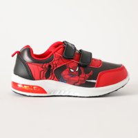 Zapatillas Con Luces Niño Accion Spiderman Rojo Marvel