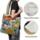 thumbnail image 3 of All Grown Up Bolso de tela con estampado de lienzo para mujer, bolsa de compras reutilizable y estética, con cremallera interior, regalo para mujer,40*45cm., 3 of 6