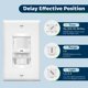 thumbnail image 4 of Interruptor sensor de movimiento TOPGREENER Juego de 2 unidades Blanco 120VAC, 4 of 8