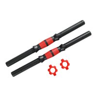 Magideal - 2 Piezas De Barra De Mancuernas Spinlock, Conector De Extensión De Mango De Barra Ajustable, Equipo De Pesas, Varillas De Elevación De Brazo Roscado D 40 Centímetros